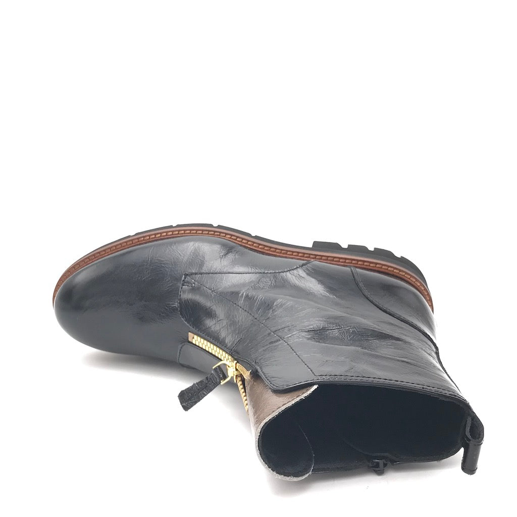 Zulian Calzature Tronchetto naplak nero zip Hotsell