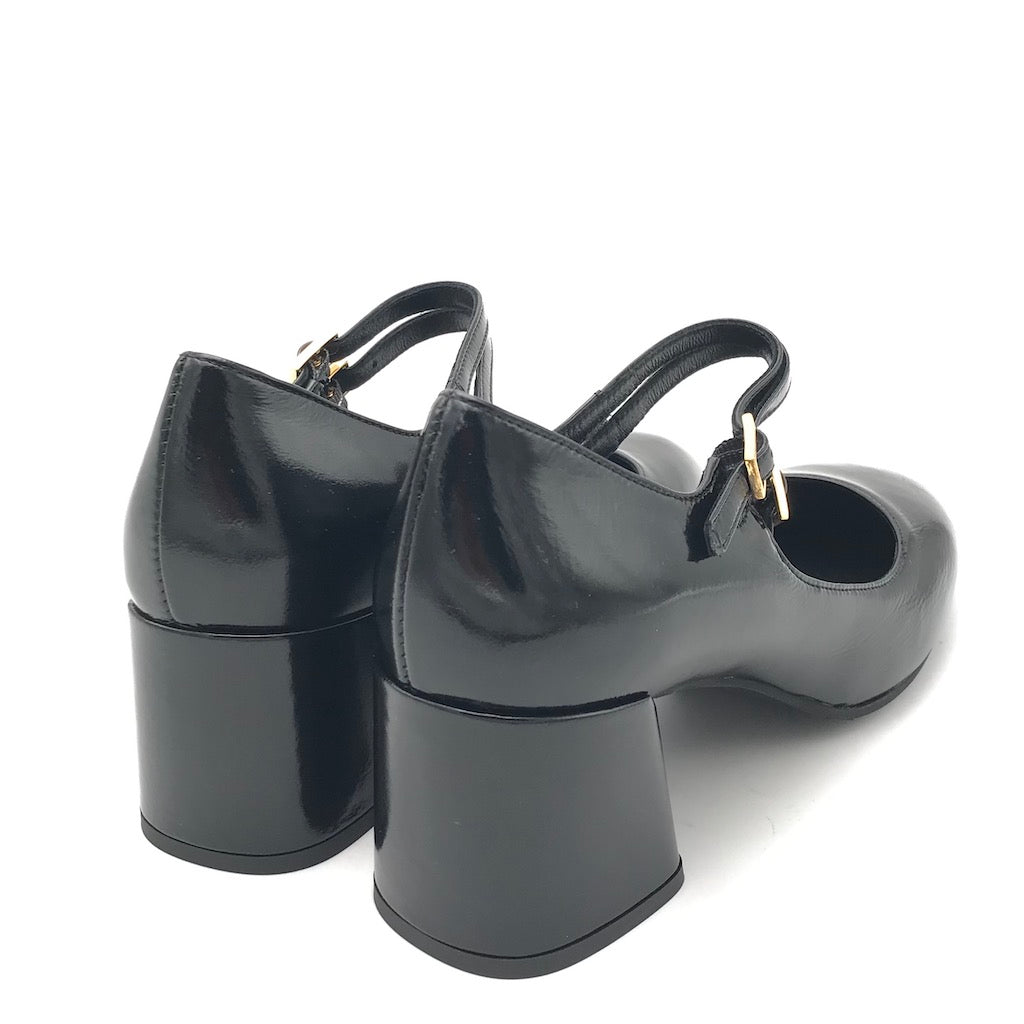 Zulian Calzature Scarpa Zar cinturino nera Vendita Calda