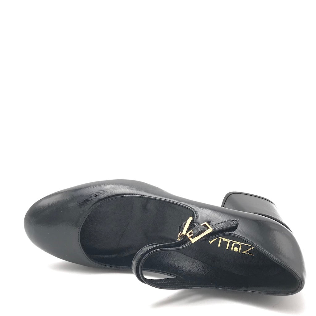 Zulian Calzature Scarpa Zar cinturino nera Vendita Calda