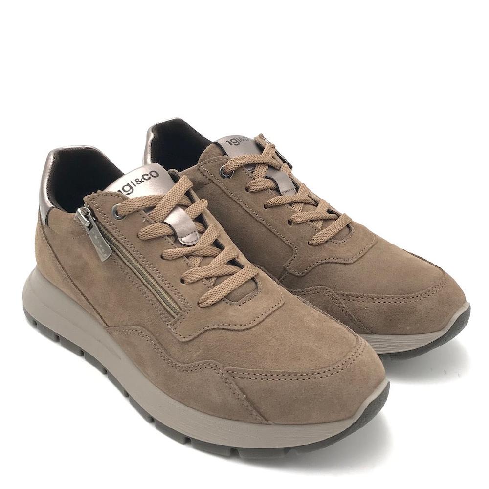 Zulian Calzature Sneakers Ermione fango Saldi Di Fabbrica