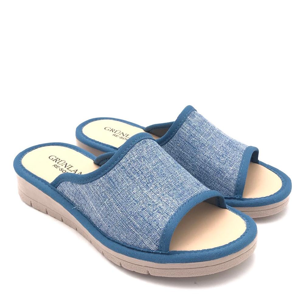 Zulian Calzature Ciabatta Dola tessuto jeans In Saldo
