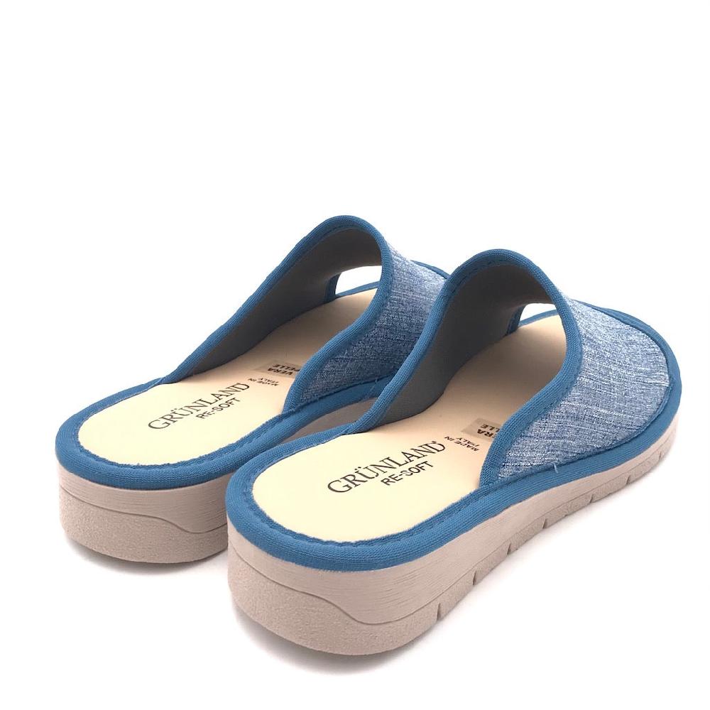 Zulian Calzature Ciabatta Dola tessuto jeans In Saldo