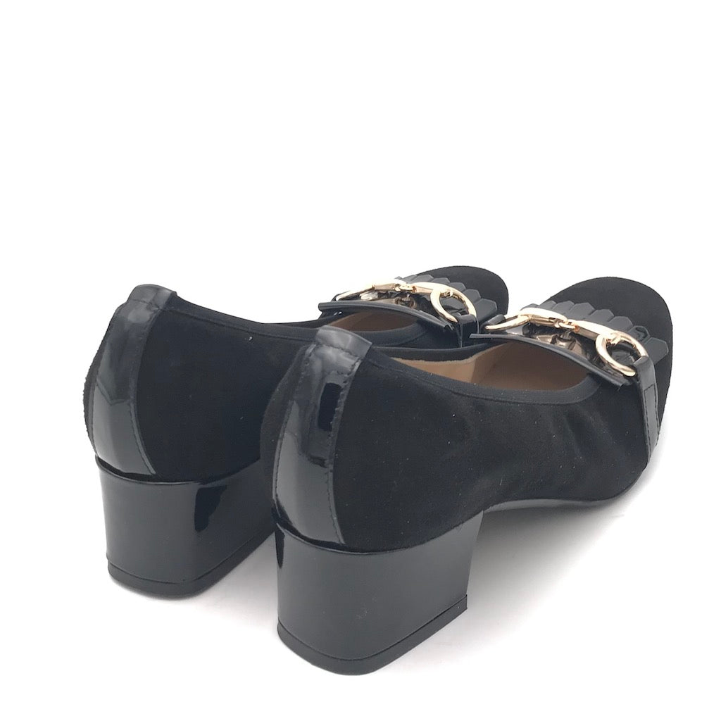 Zulian Calzature Scarpa in camoscio nero Moda
