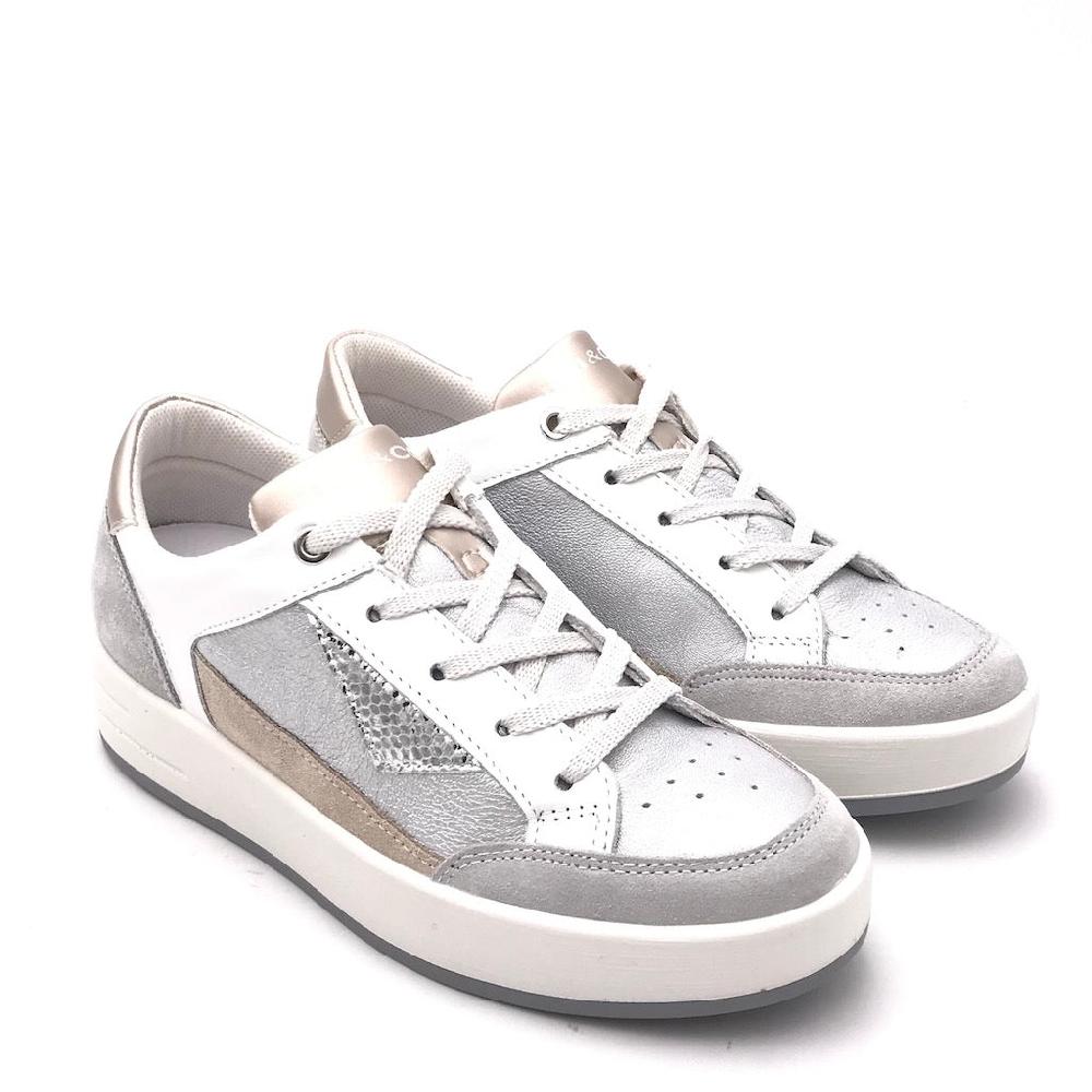 Zulian Calzature Sneakers Alina argento Italy