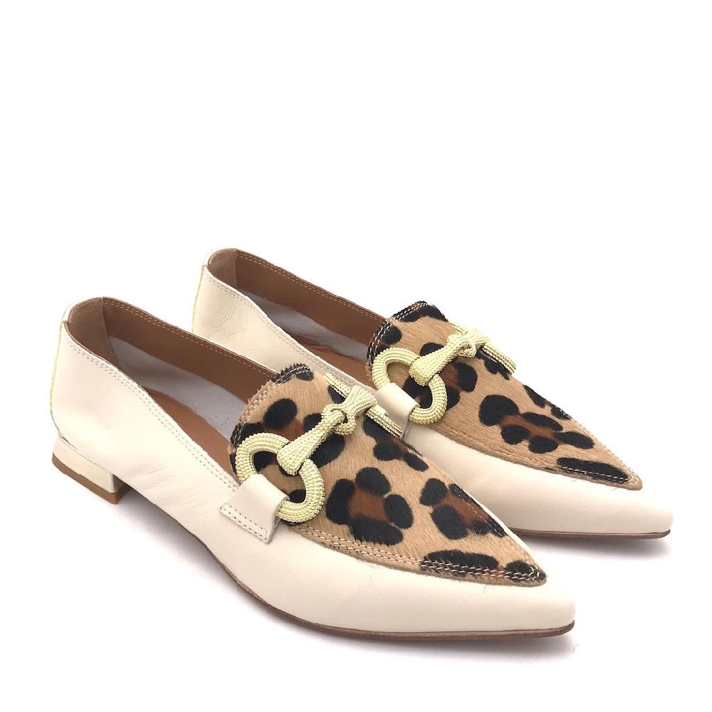 Zulian Calzature Mocassino macula leo crudo 2025