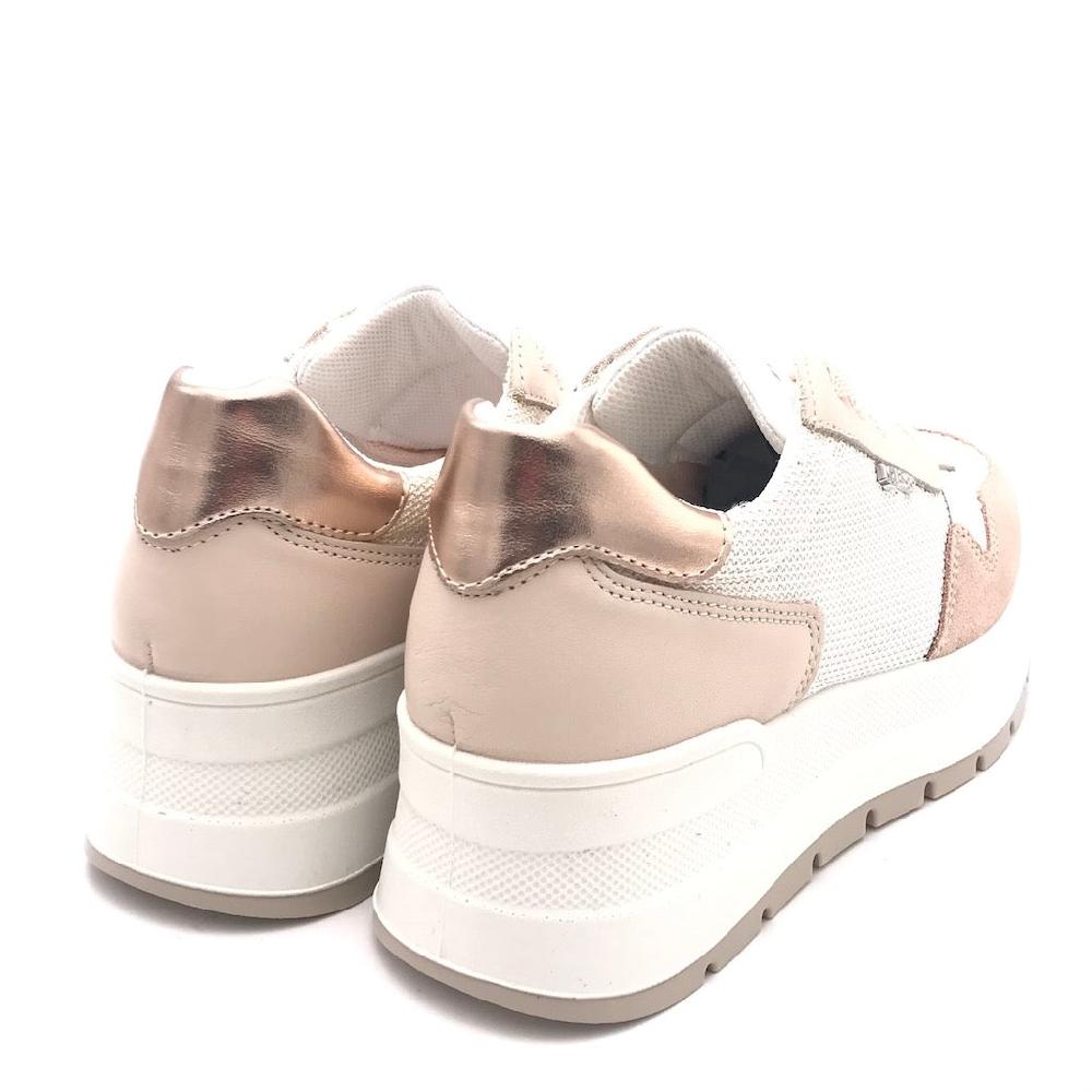 Zulian Calzature Sneakers Kola cipria-bianco In Linea