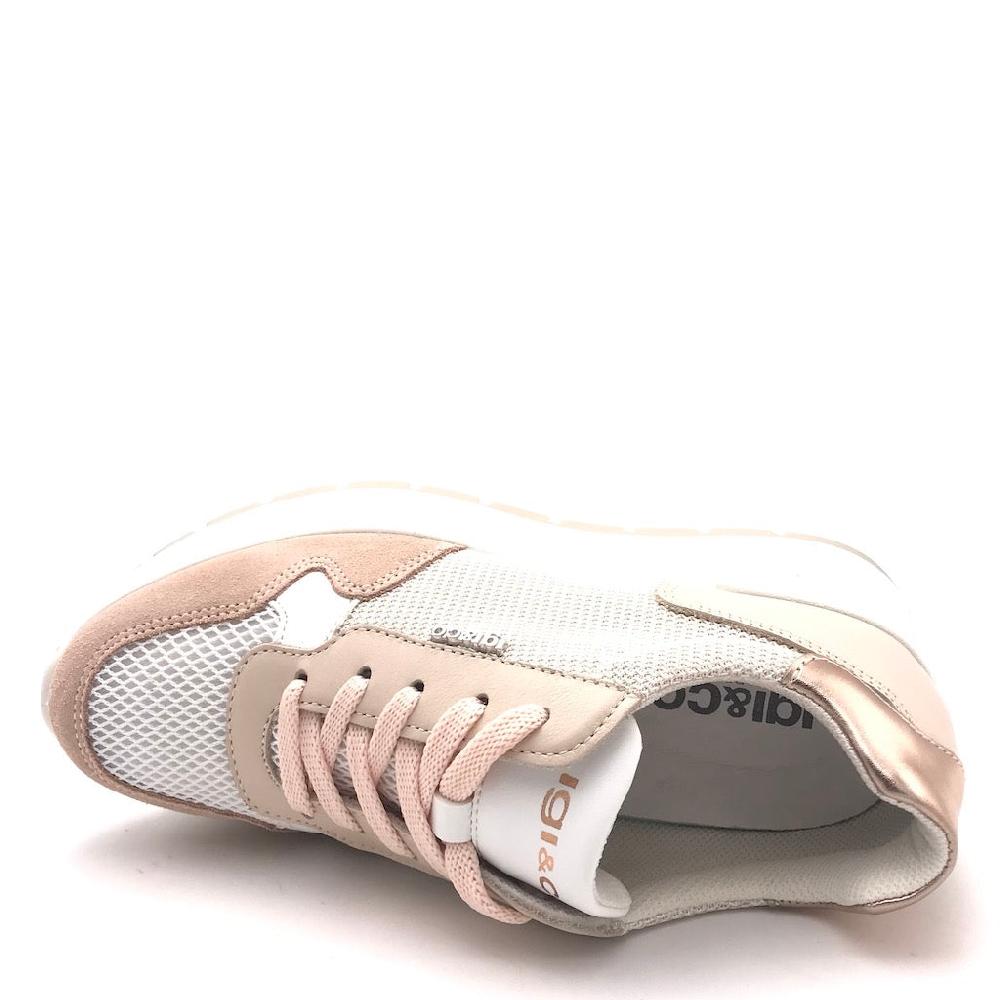 Zulian Calzature Sneakers Kola cipria-bianco In Linea