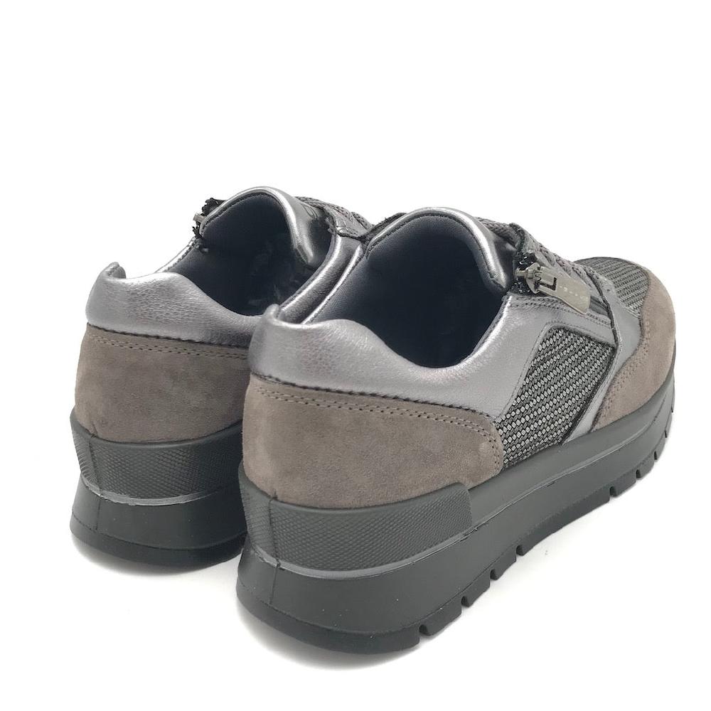 Zulian Calzature Sneakers Anika grigio scuro Nuovo
