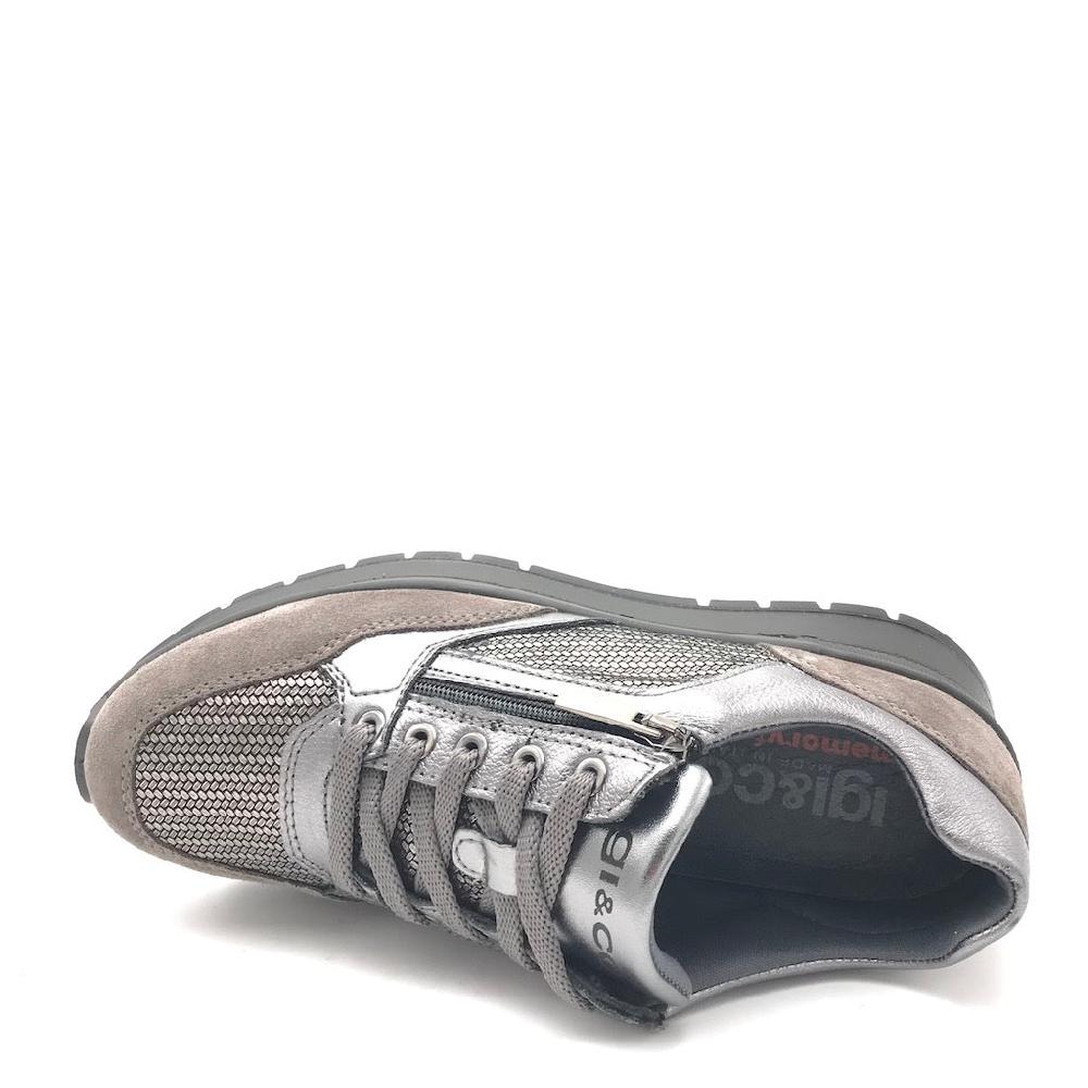 Zulian Calzature Sneakers Anika grigio scuro Nuovo