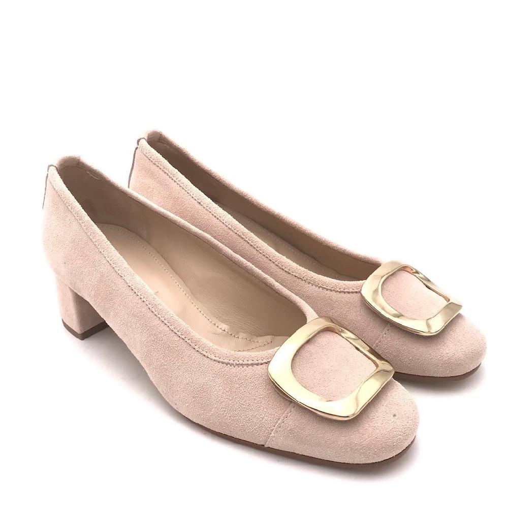Zulian Calzature Ballerina in camoscio pesca Spedizione Gratuita