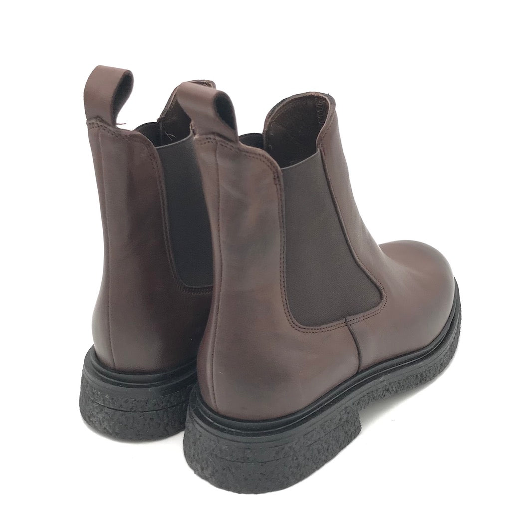 Zulian Calzature Beatles in pelle testa di moro Sconto