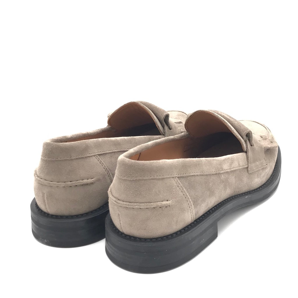 Zulian Calzature Mocassino frangia in crosta sand Economico
