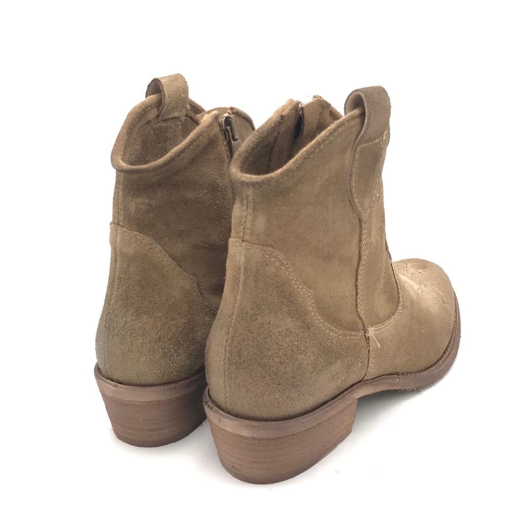 Zulian Calzature Texano in crosta tortora In Vendita