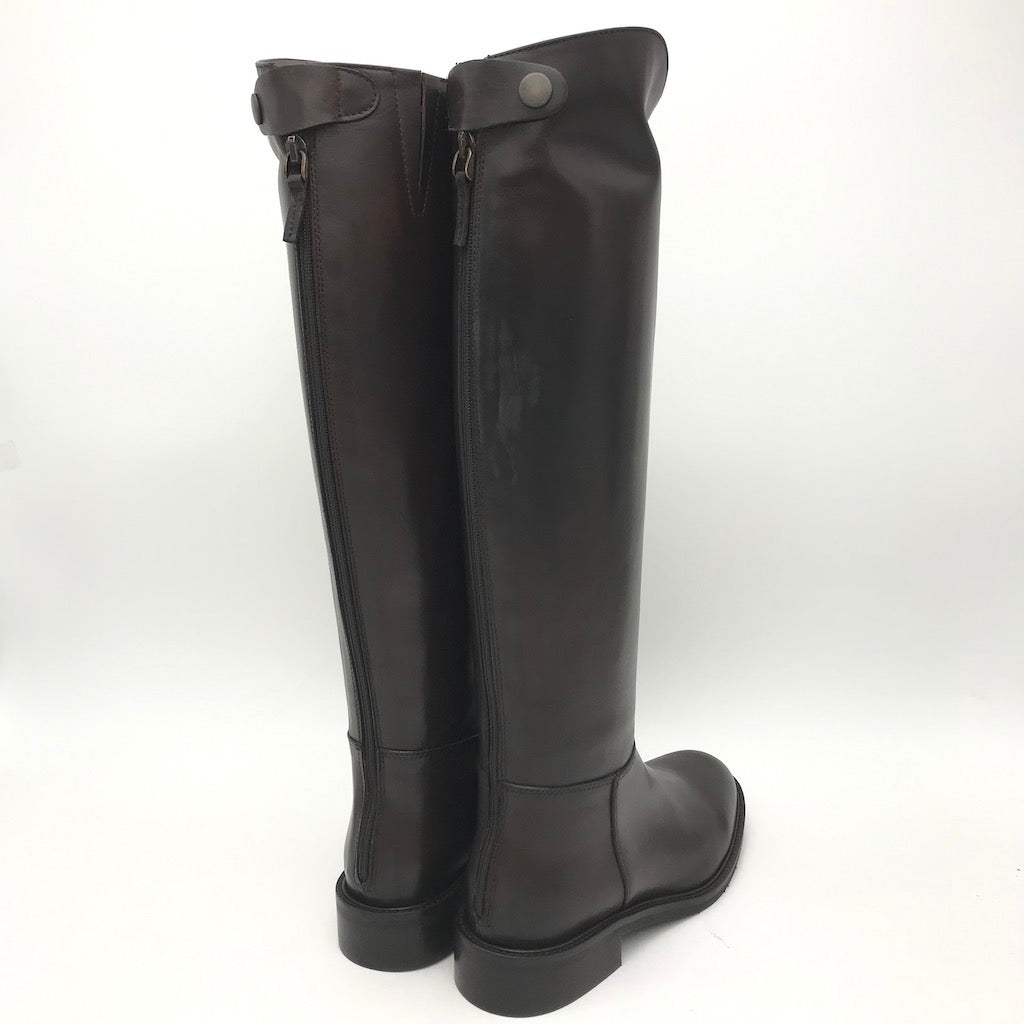 Zulian Calzature Stivale cavallerizza moro Vendita Calda