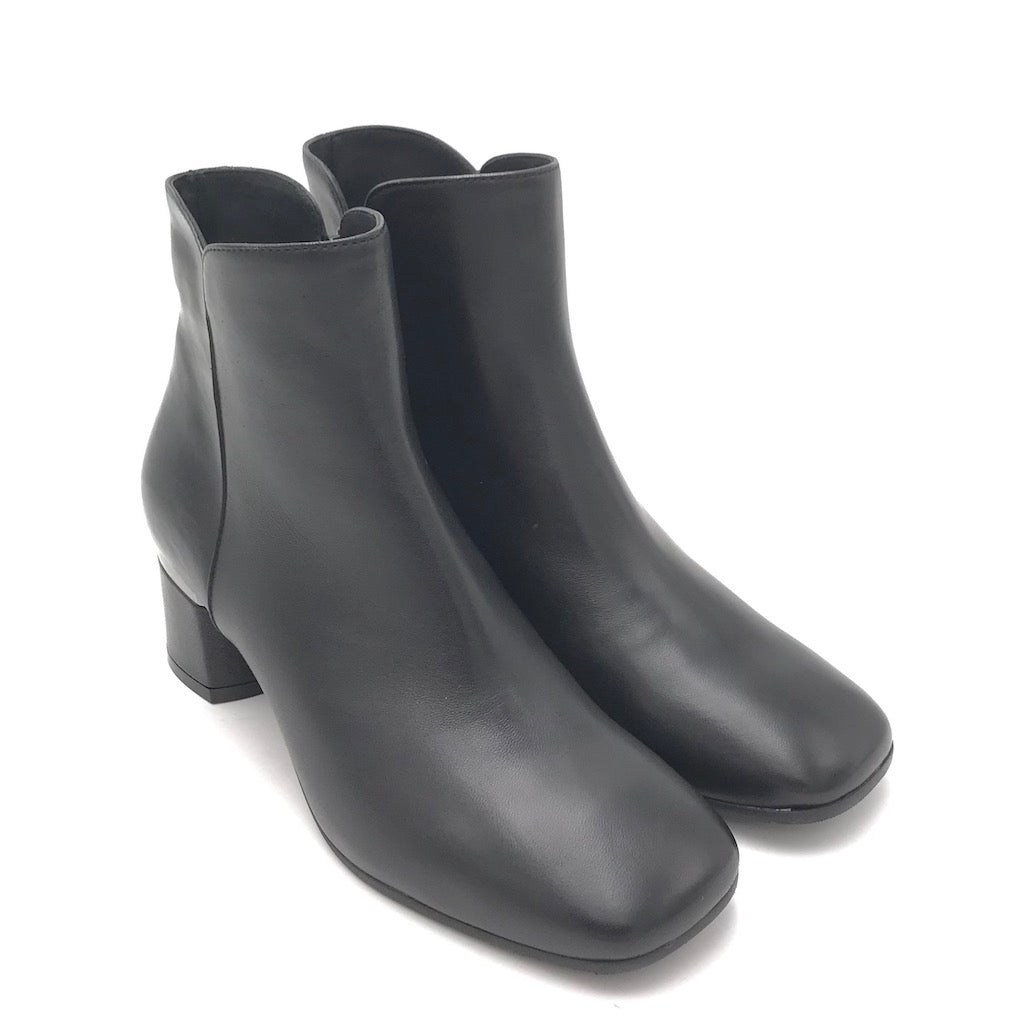 Zulian Calzature Tronchetto nappa nera Vendite Flash