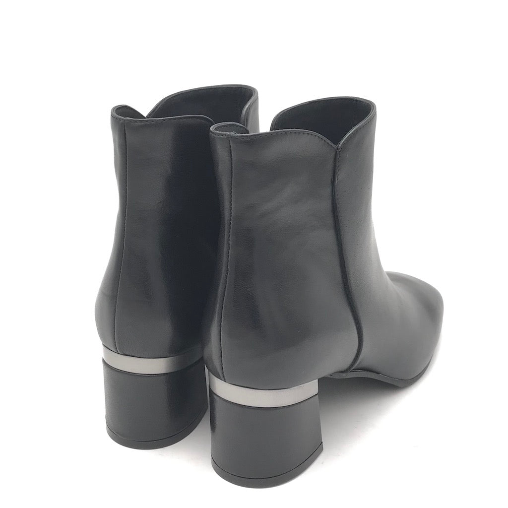 Zulian Calzature Tronchetto nappa nera Vendite Flash