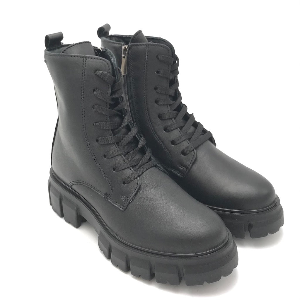 Zulian Calzature Anfibio Soraya nero In Saldo