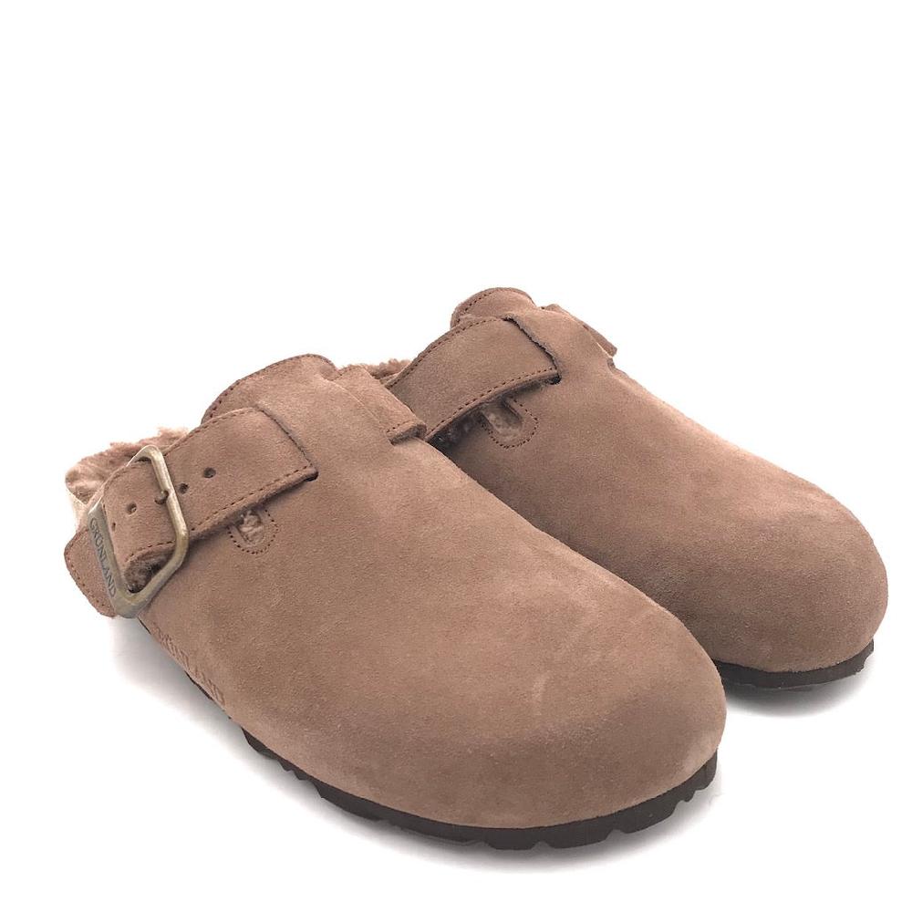 Zulian Calzature Ciabatta Sara shearling tortora Promozione
