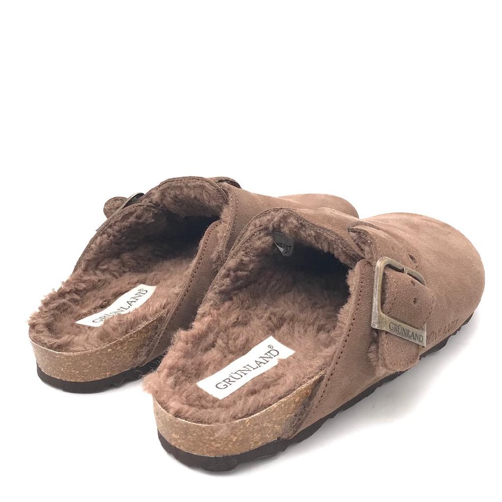 Zulian Calzature Ciabatta Sara shearling tortora Promozione