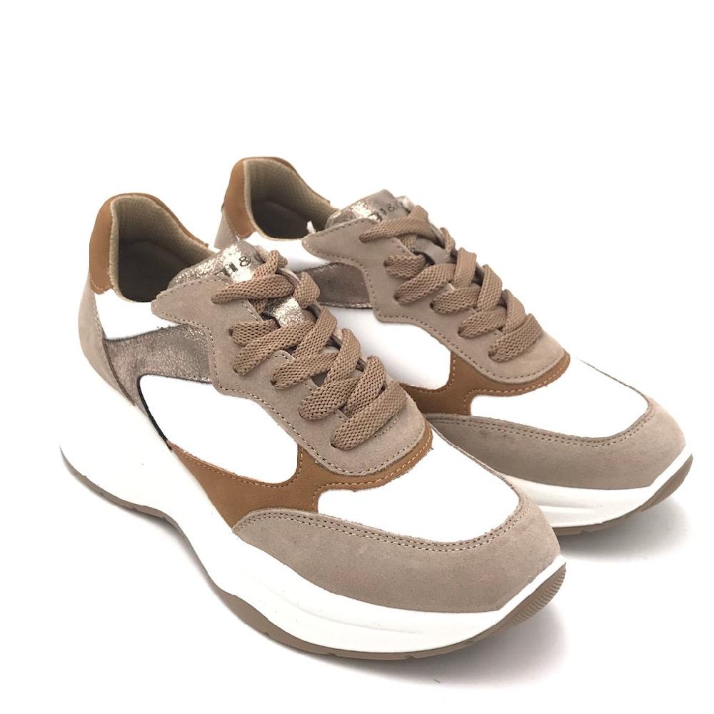 Zulian Calzature Sneakers Enola bianco-visone Grandi sconti
