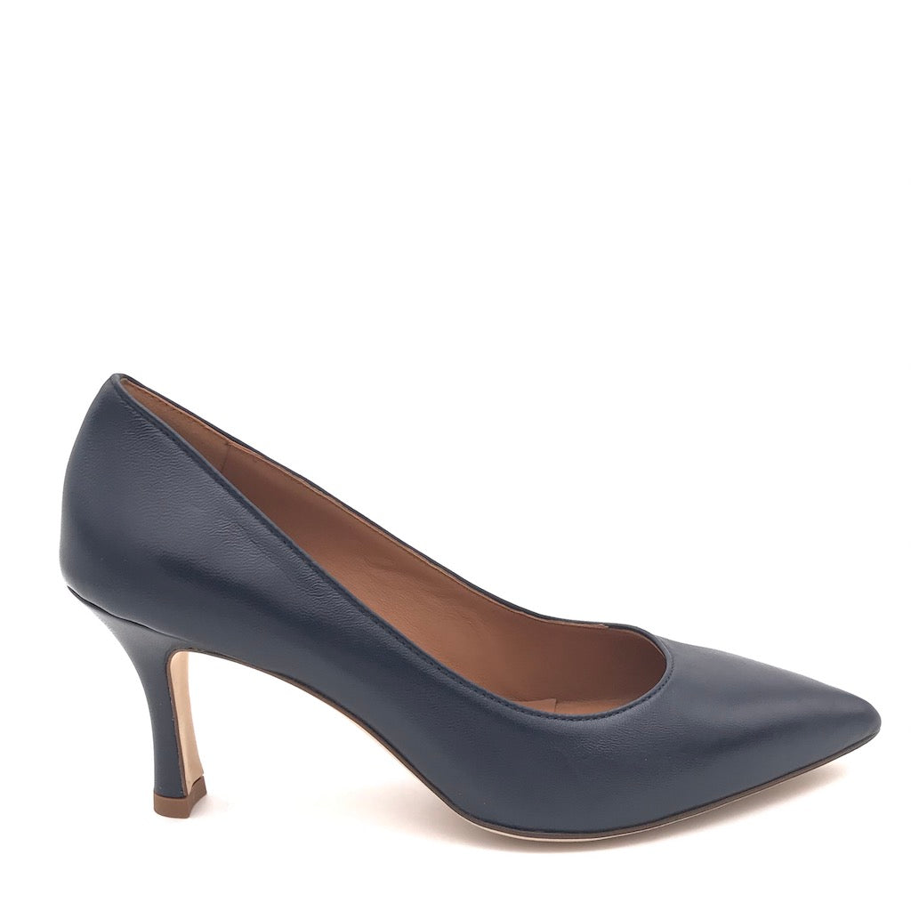 Zulian Calzature Decolletè Lory in nappa blu