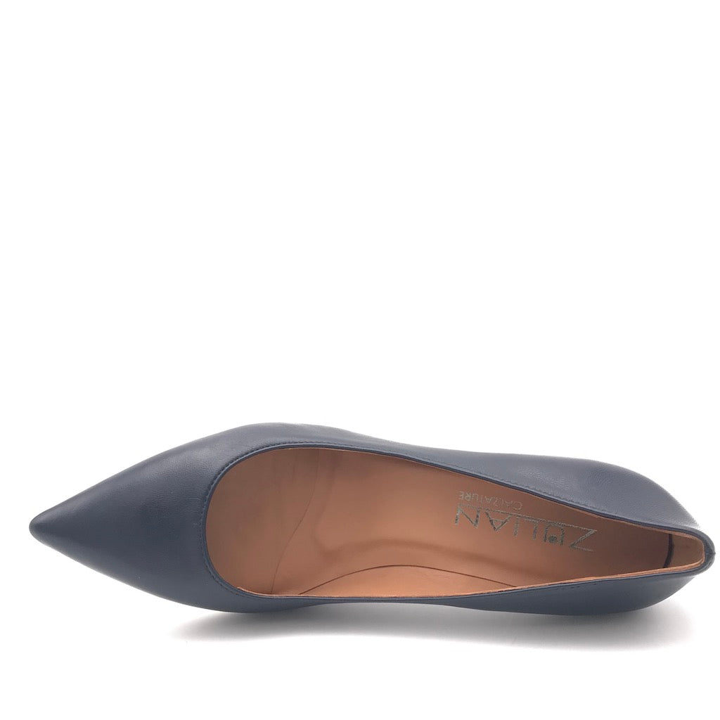 Zulian Calzature Decolletè Lory in nappa blu Comprane uno, ottenene uno gratis