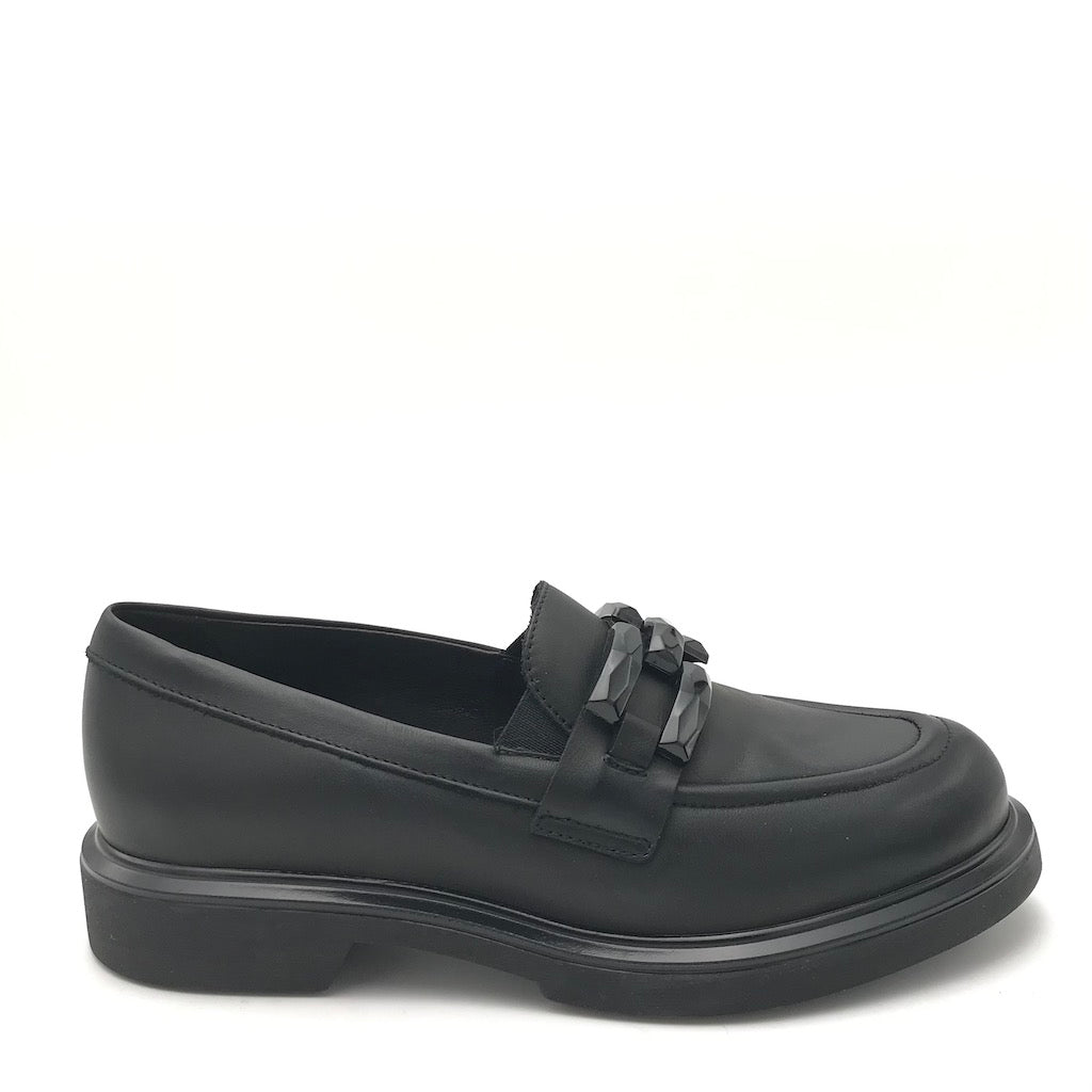 Zulian Calzature Mocassino in nappa nera Latest stili
