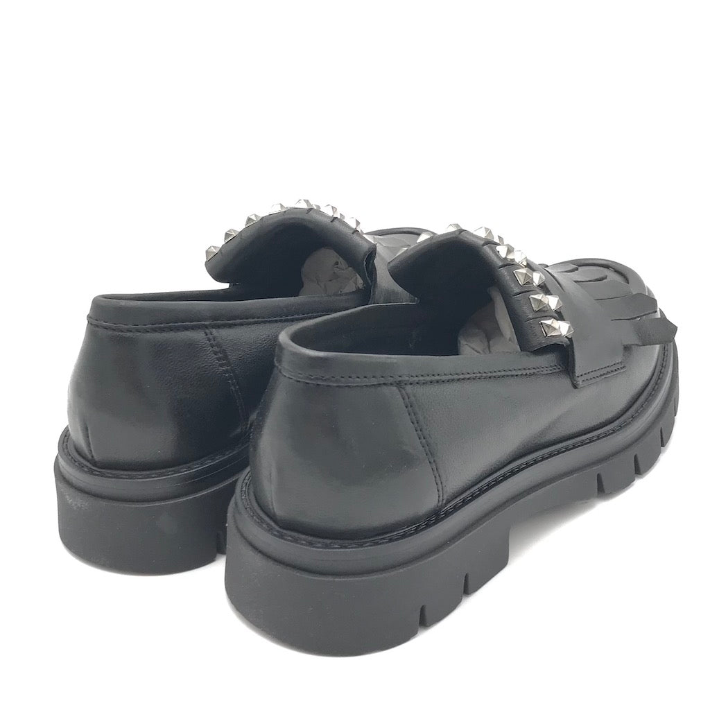 Zulian Calzature Mocassino Taylor frangia nero Ultimi due giorni