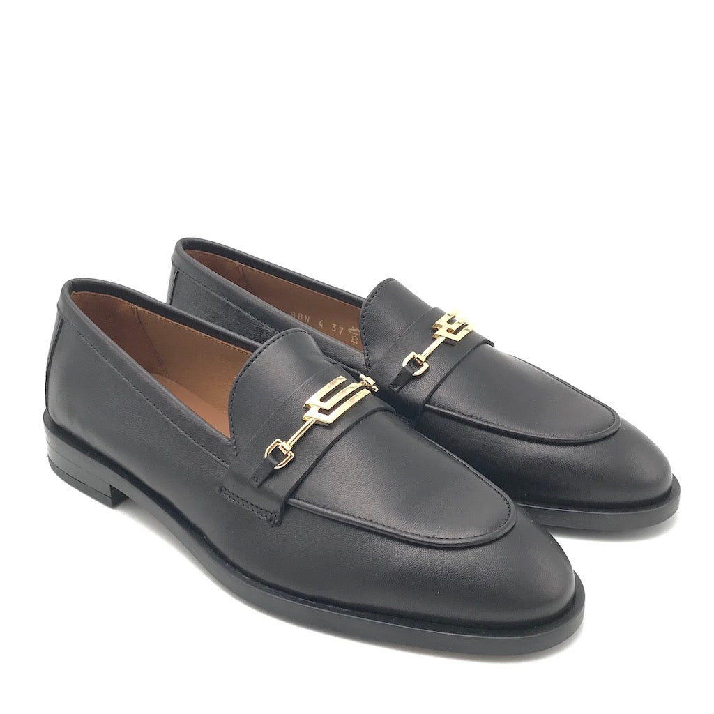 Zulian Calzature Mocassino in nappa nera Promozione temporanea