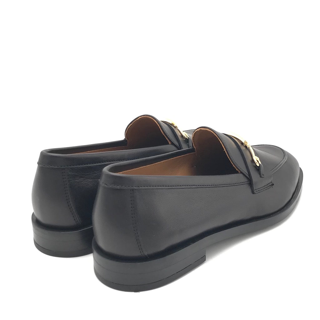 Zulian Calzature Mocassino in nappa nera Promozione temporanea
