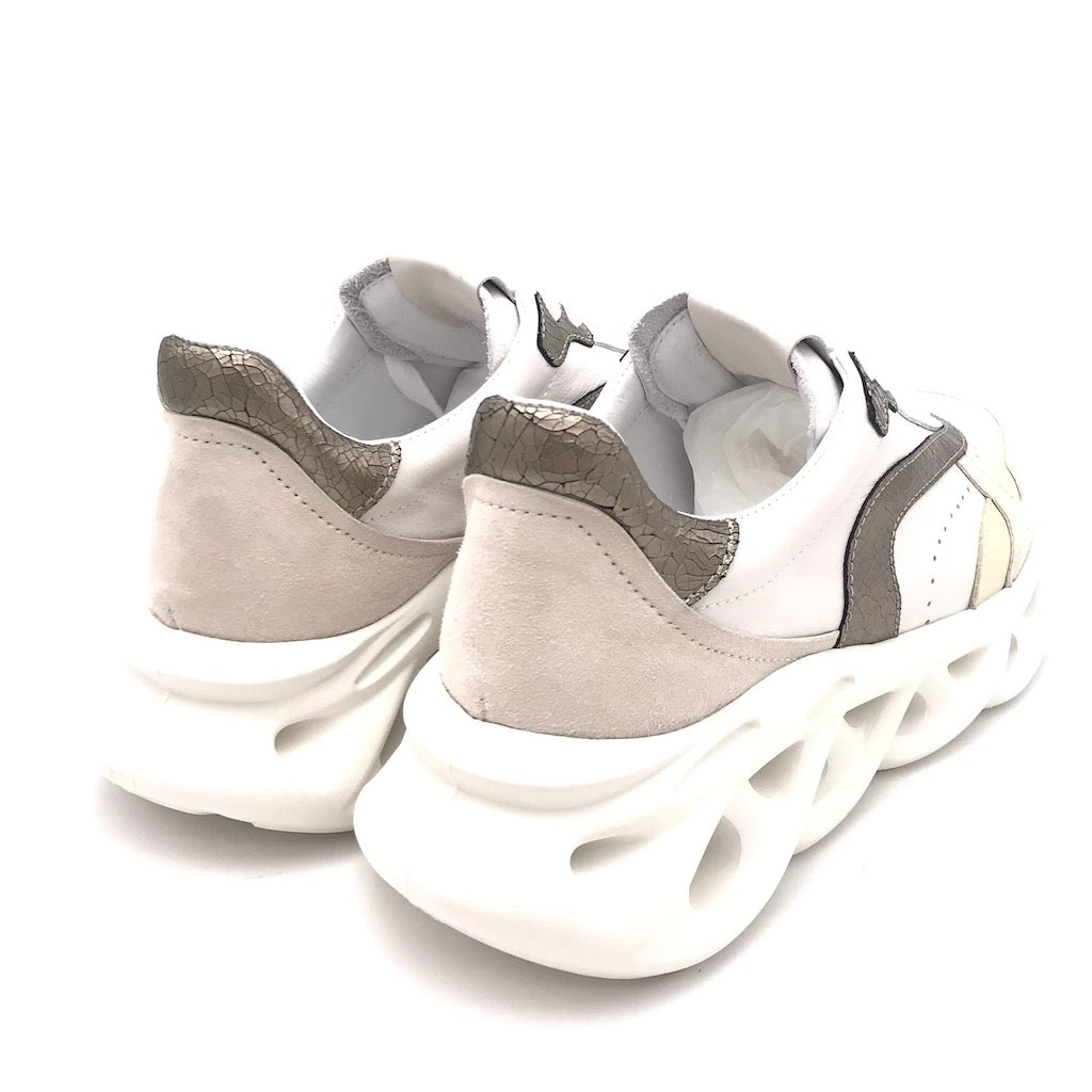 Zulian Calzature Sneakers running cocco-bianco Discount Store per i nuovi prodotti