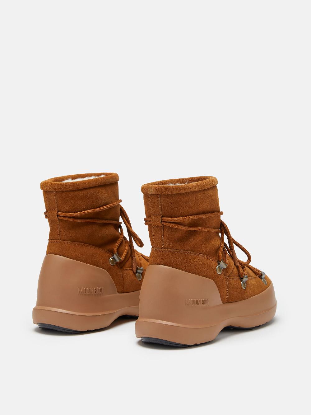 Moon Boot STIVALE LUNA COGNAC IN PELLE SCAMOSCIATA Hotsell