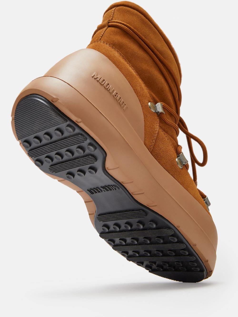 Moon Boot STIVALE LUNA COGNAC IN PELLE SCAMOSCIATA Hotsell