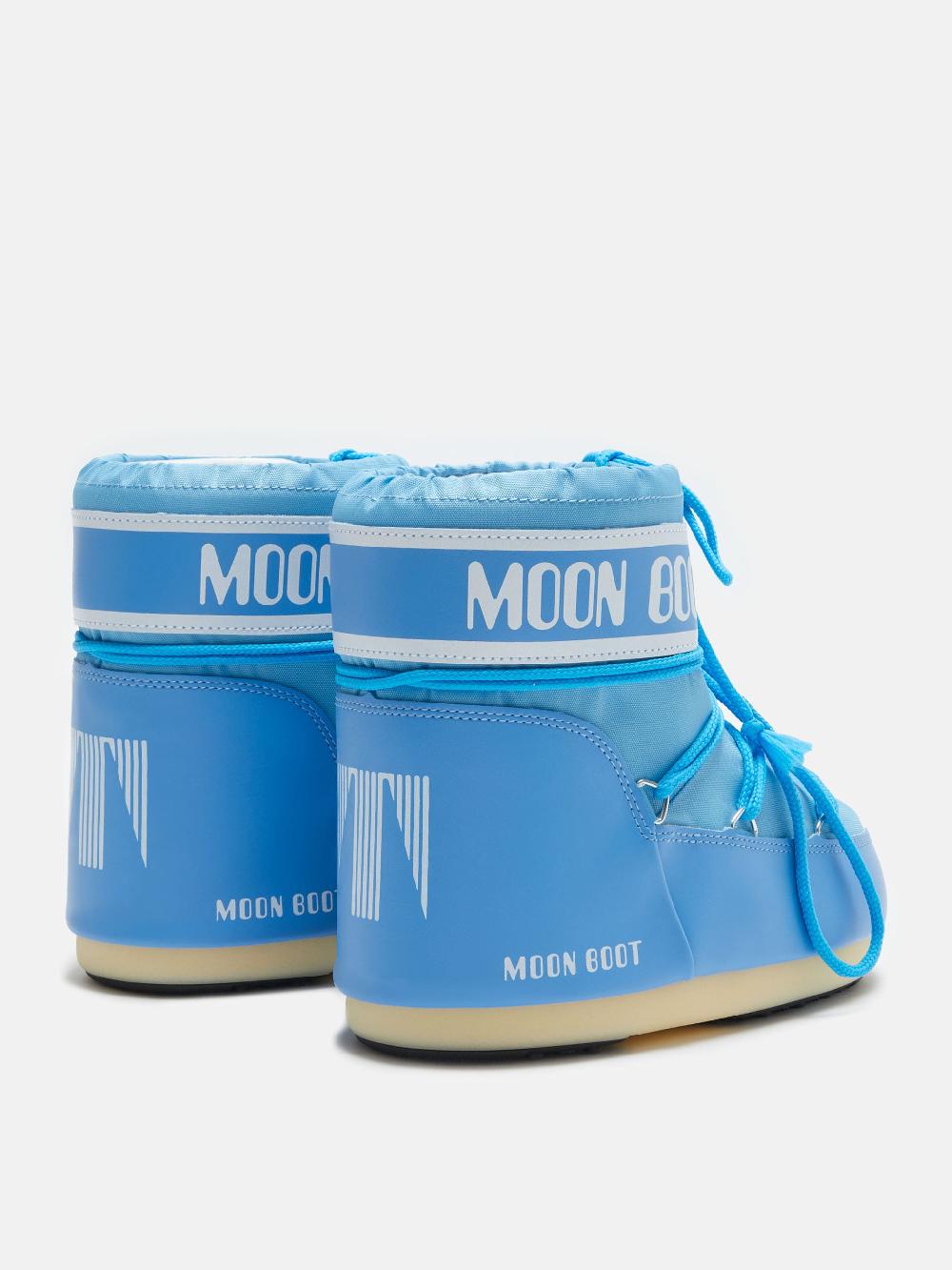 Moon Boot ICON LOW NYLON AZZURRO Vendite Flash