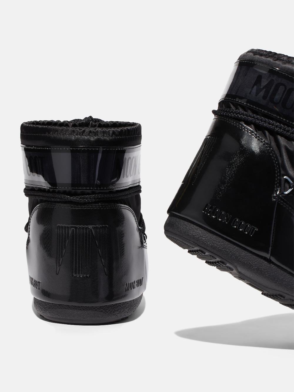 Moon Boot ICON LOW GLANCE NERO IN RASO Outlet