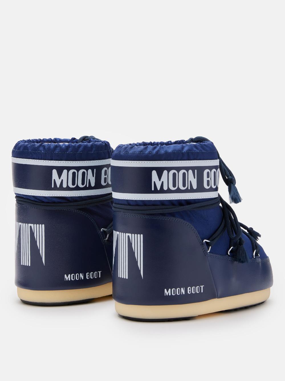 Moon Boot ICON LOW NYLON BLU Spedizione Gratuita