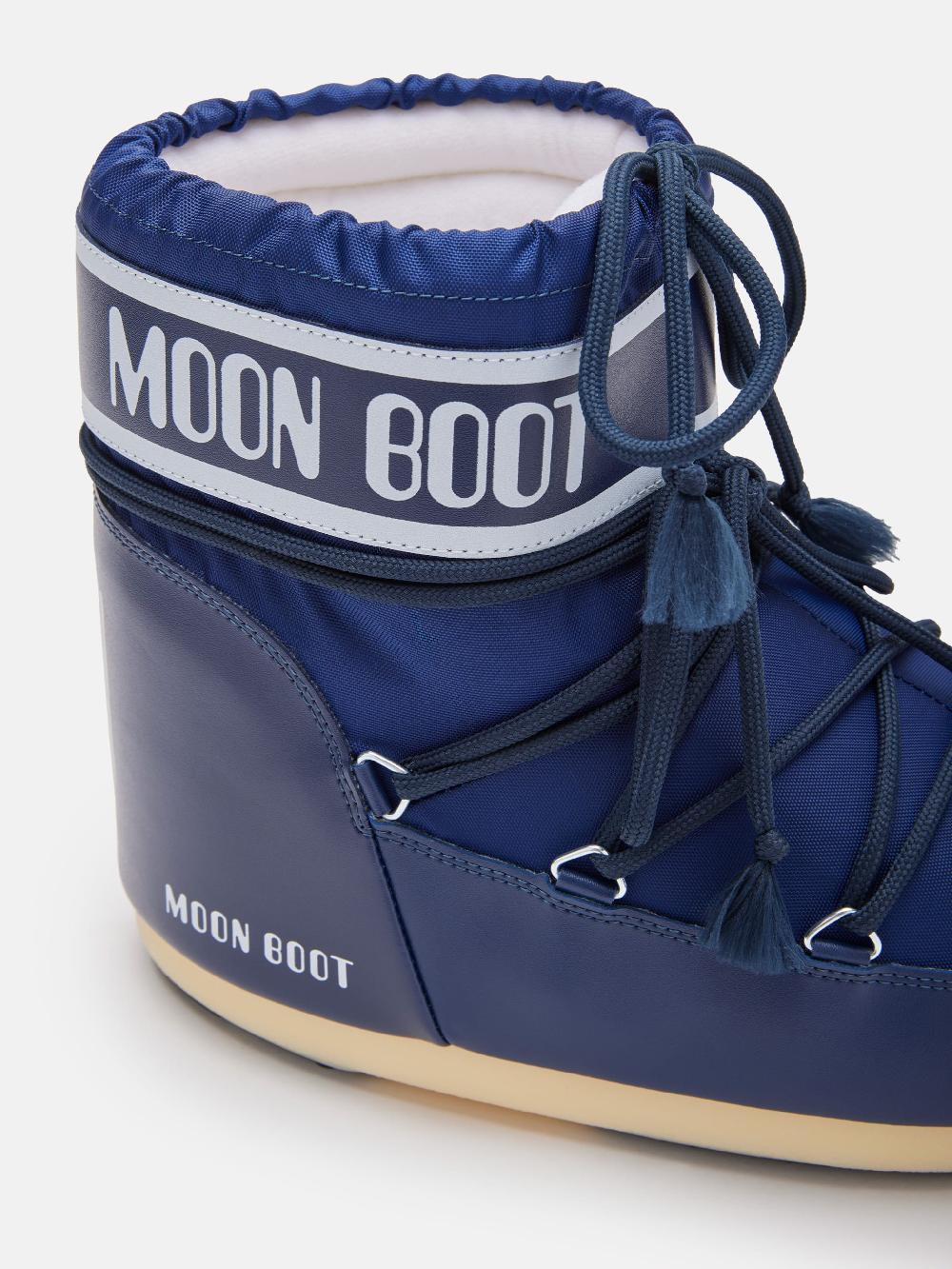 Moon Boot ICON LOW NYLON BLU Spedizione Gratuita