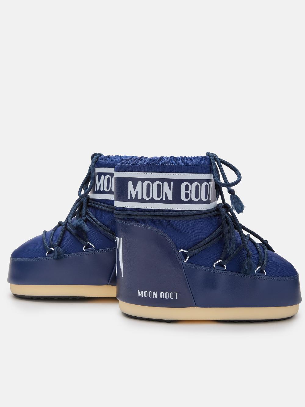 Moon Boot ICON LOW NYLON BLU Spedizione Gratuita
