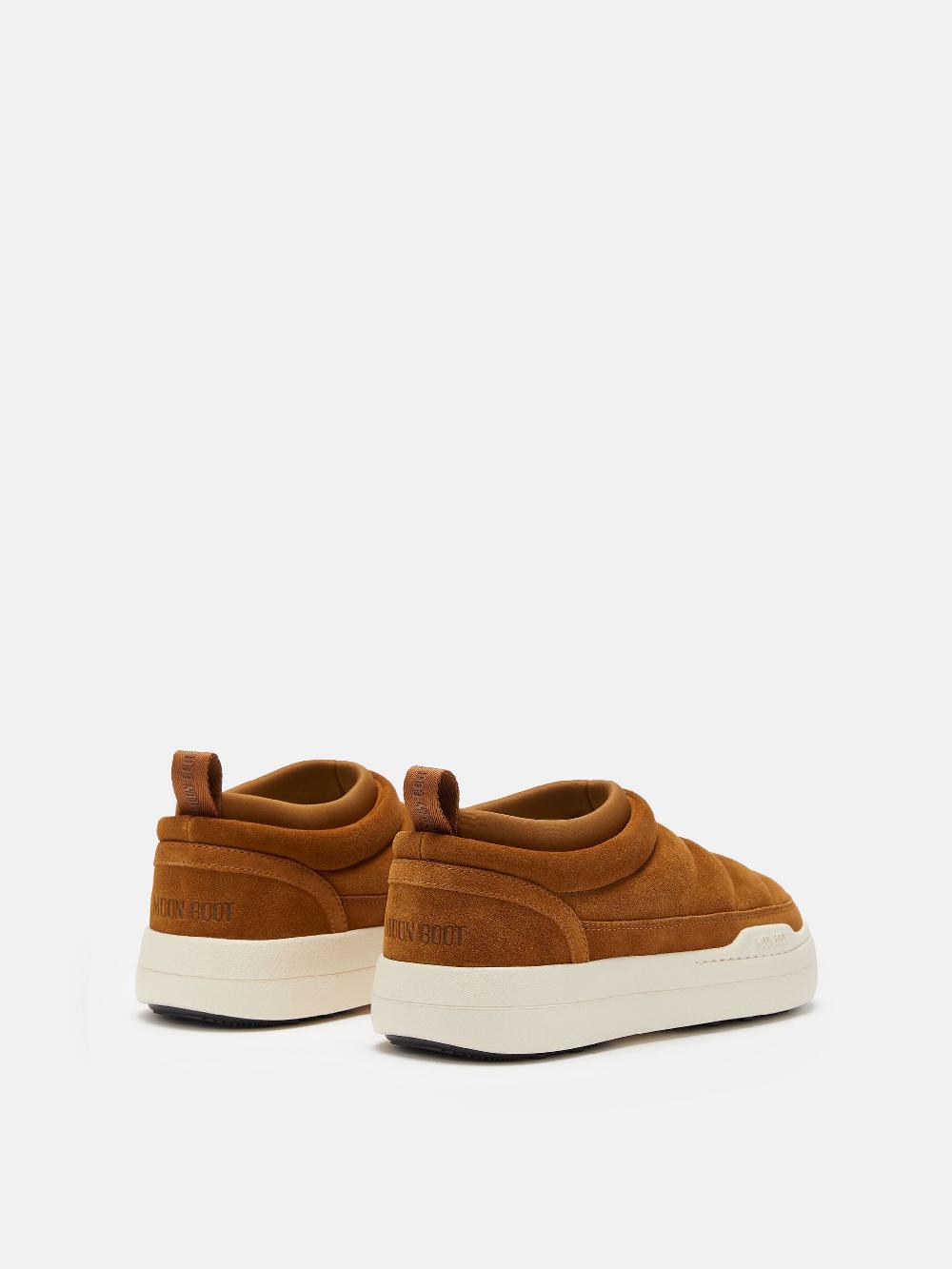 Moon Boot PARK SOFT COGNAC IN PELLE SCAMOSCIATA Outlet