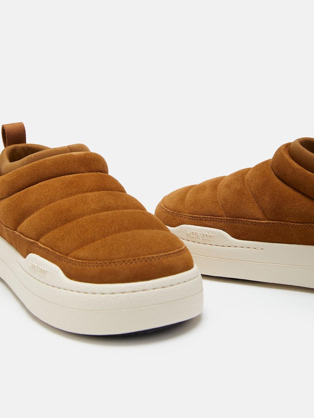 Moon Boot PARK SOFT COGNAC IN PELLE SCAMOSCIATA Outlet