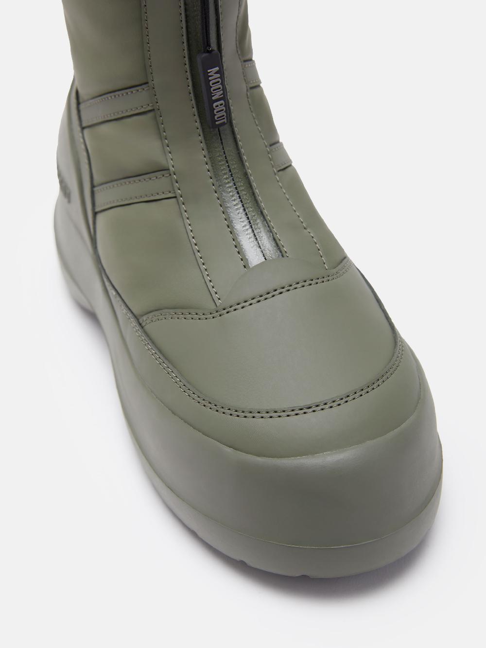 Moon Boot STIVALE LUNA KAKI CON ZIP Saldi