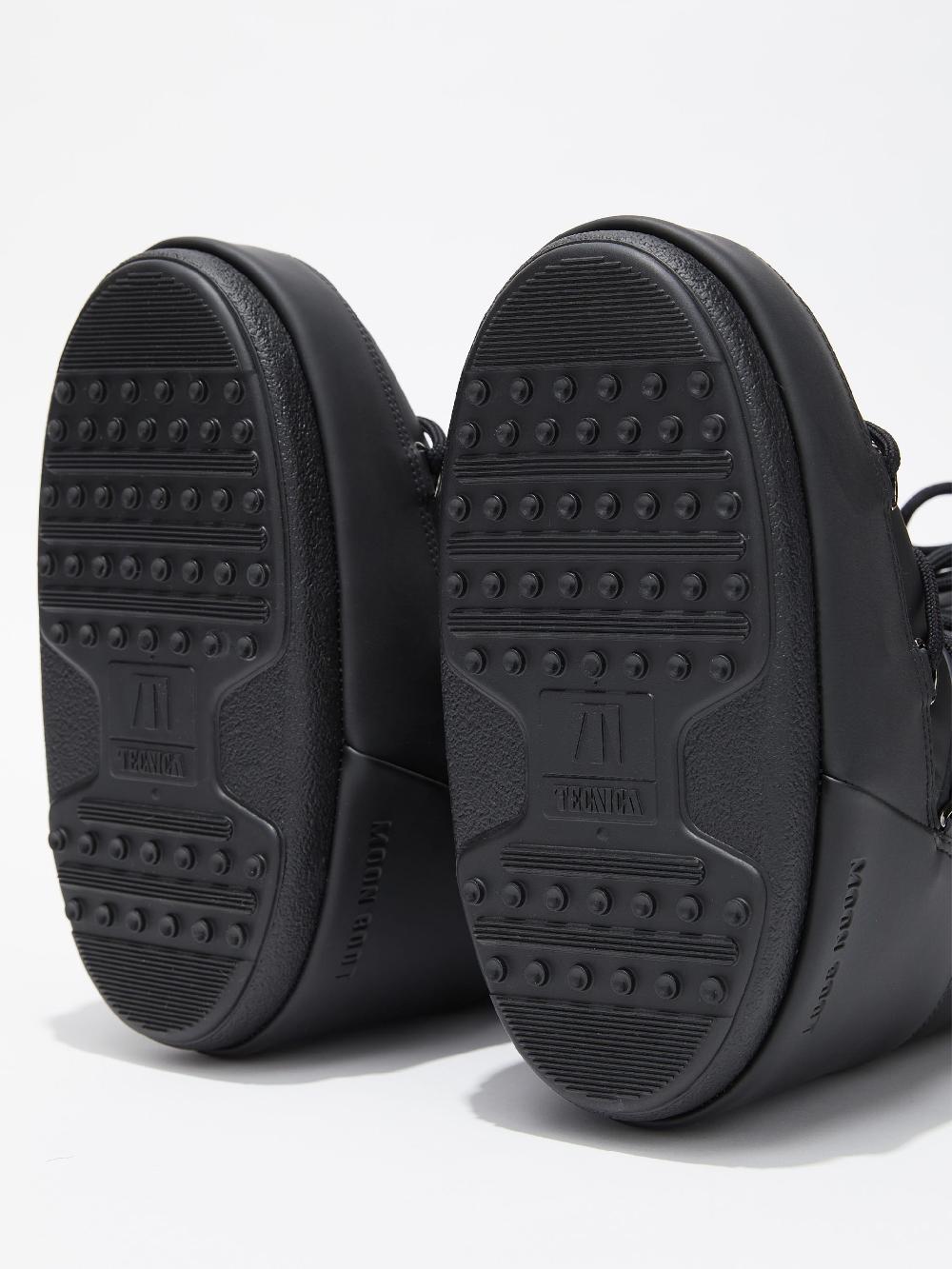 Moon Boot ICON NERO IN GOMMA Offerte