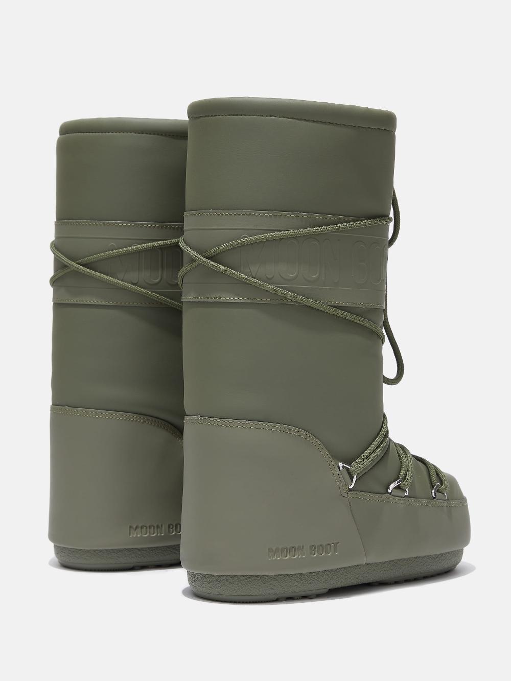 Moon Boot ICON RUBBER KAKI Vendita Calda