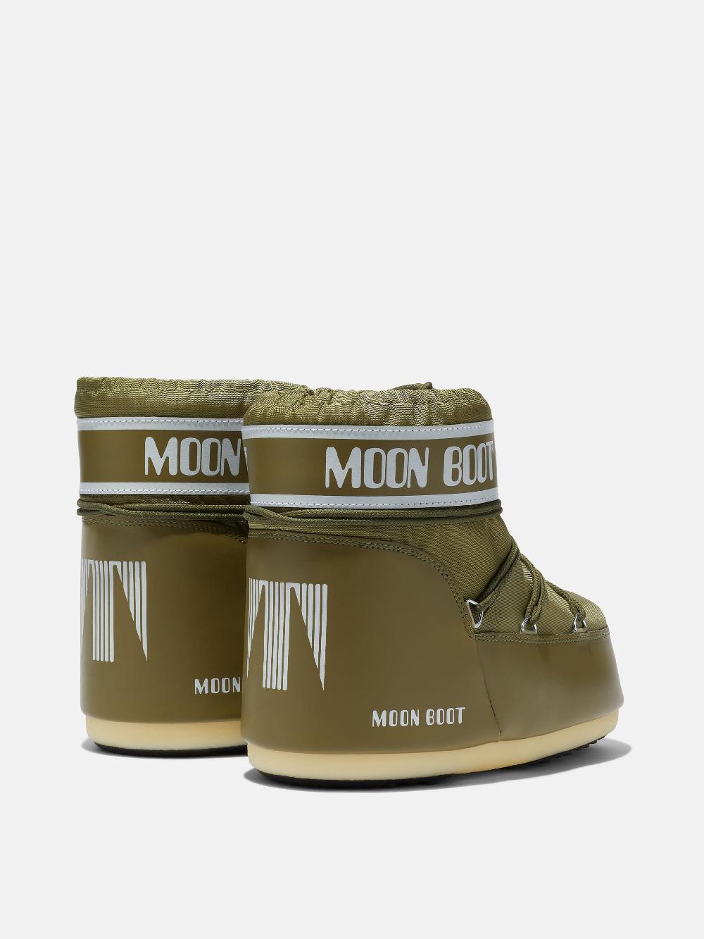 Moon Boot ICON LOW KAKI IN NYLON In Linea