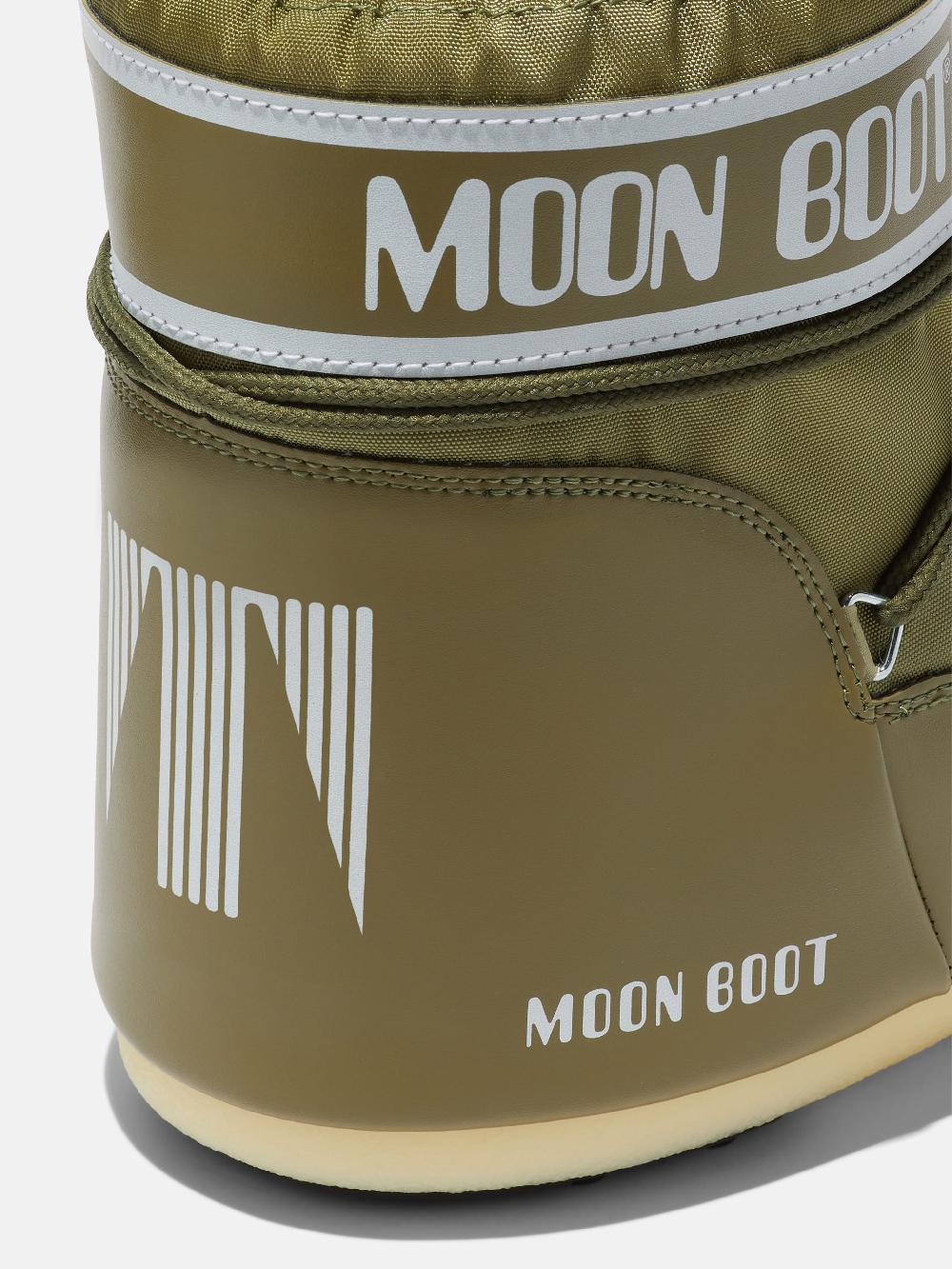 Moon Boot ICON LOW KAKI IN NYLON In Linea