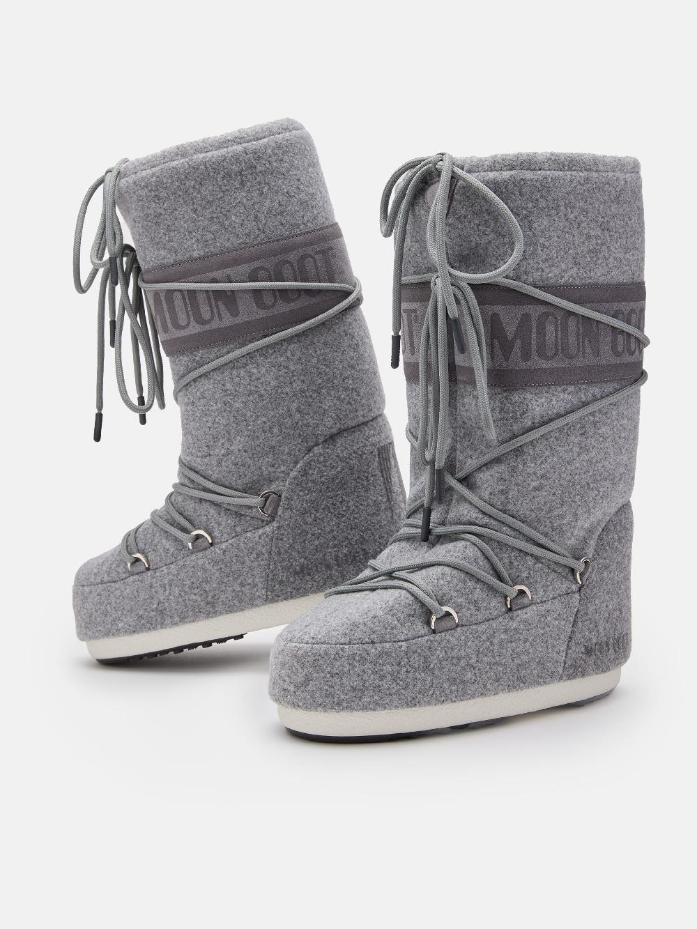 Moon Boot ICON FELT GRIGIO Vendita