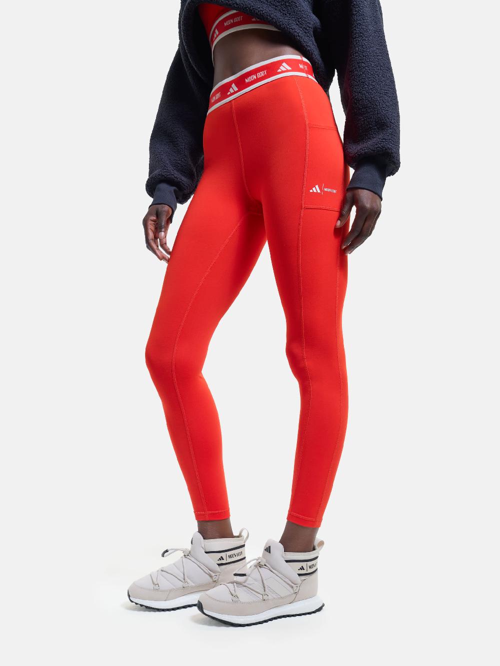 Moon Boot Leggings rossi adidas x Moon Boot