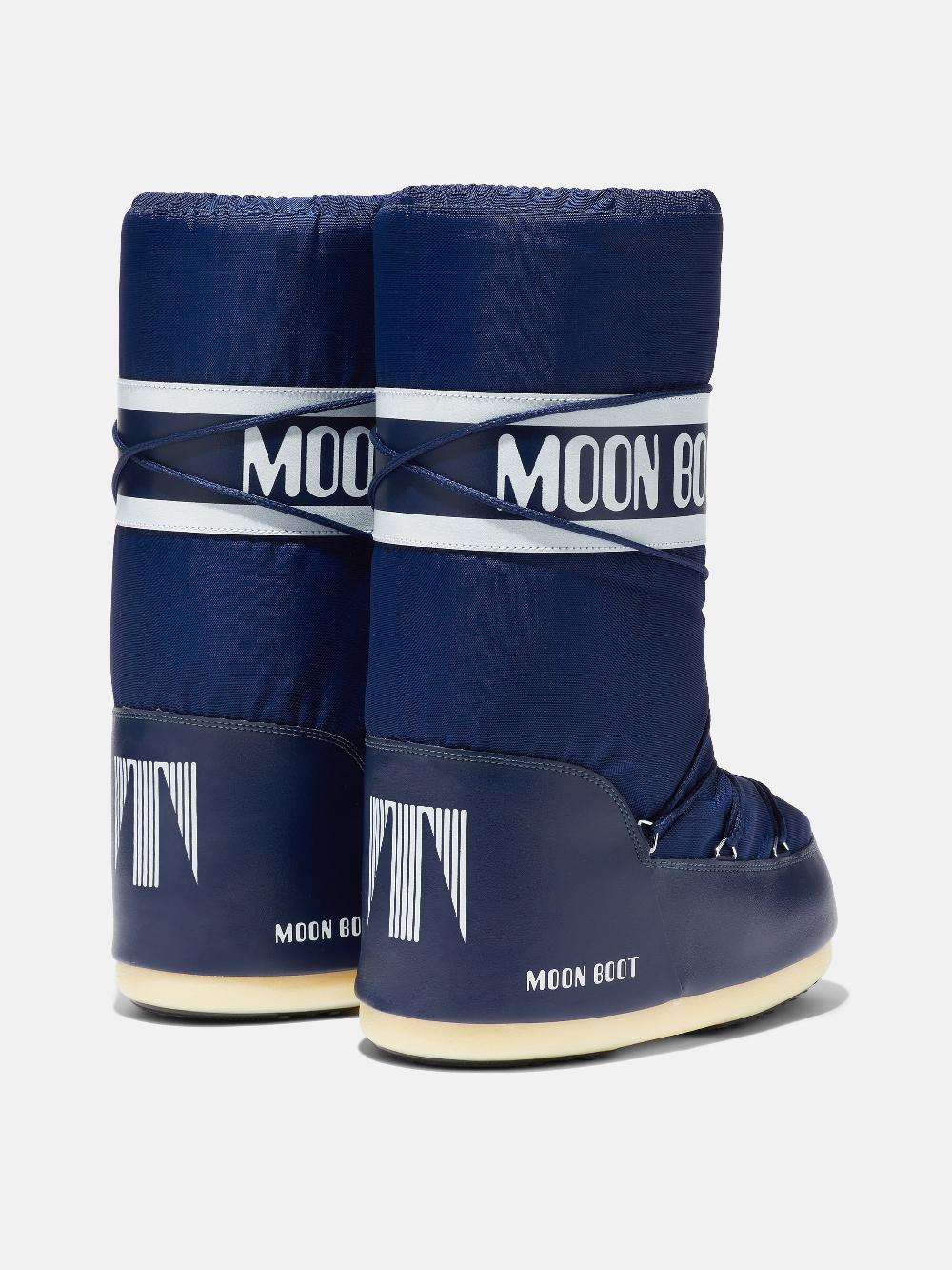 Moon Boot ICON BLU NAVY IN NYLON Sconto