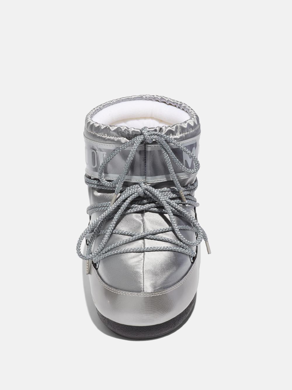 Moon Boot ICON LOW GLANCE ARGENTO IN RASO Outlet