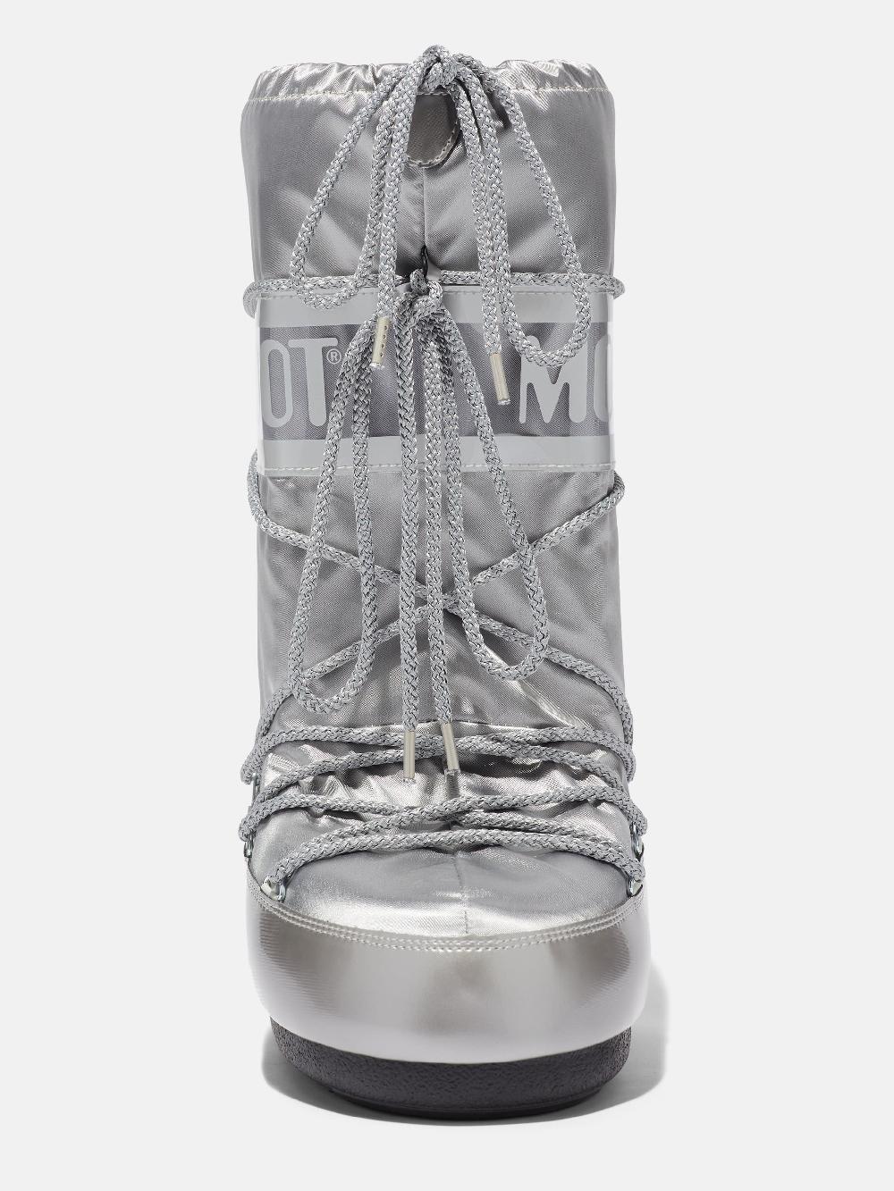 Moon Boot ICON GLANCE ARGENTO IN RASO Vendita Economica